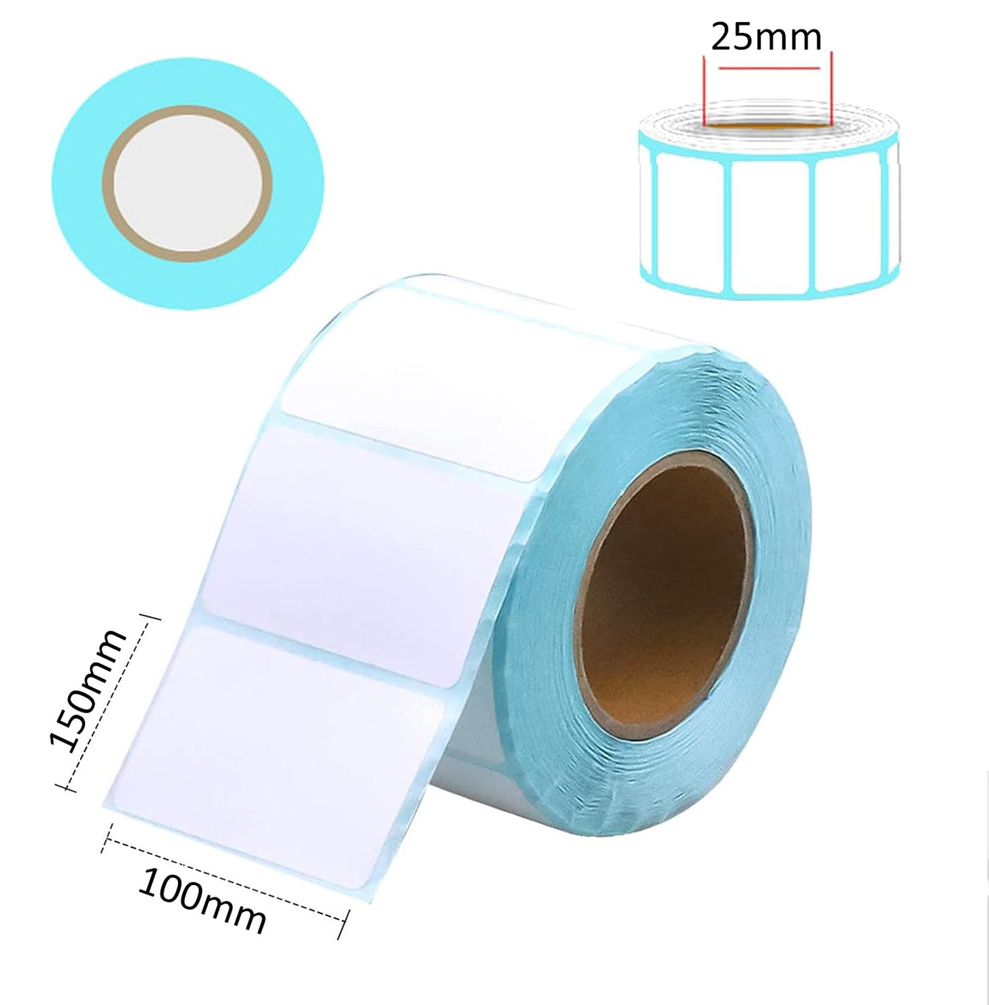 ZOffice Direct Thermal Shipping Label Rolls - Zebra Rollo Auspost Compatible | Strong Adhesive Thermal Printer Labels - All Sizes (Not for Dymo)