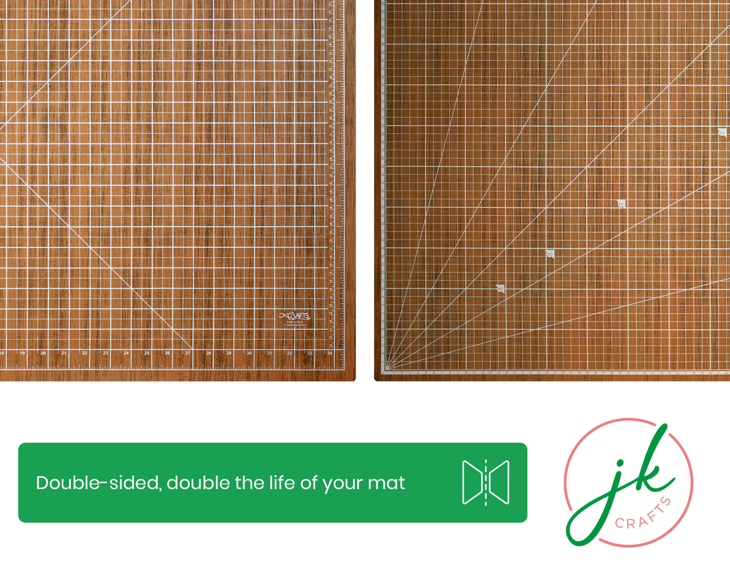 Self Healing Cutting Mat A1 - 5-Ply Normal PVC - Wood Grain