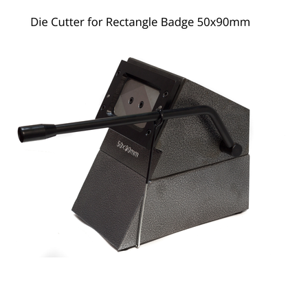 40x60mm, 50x90mm Rectangle Punch Die Cutter for Button Badges | Heavy Duty Badge Maker Machine Paper Cutter