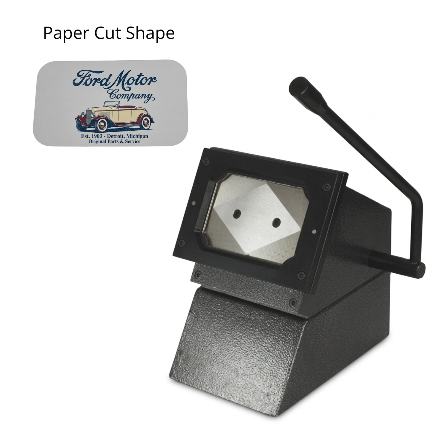 40x60mm, 50x90mm Rectangle Punch Die Cutter for Button Badges | Heavy Duty Badge Maker Machine Paper Cutter