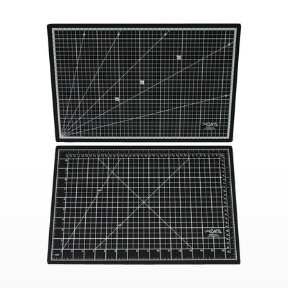 JKCrafts Self Healing Cutting Mat - A1 A2 A3 - 5-Ply Normal PVC - Craft Mat for Sewing, Quilting, Dressmaking, Leather, Paper Craft