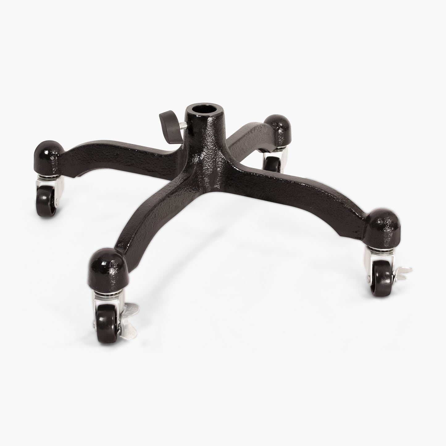 Heavy-Duty Cast Iron Rolling Base with Locking Wheels for Pro Dressmaker Form Budget Edition