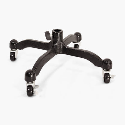 Heavy-Duty Cast Iron Rolling Base with Locking Wheels for Pro Dressmaker Form Budget Edition