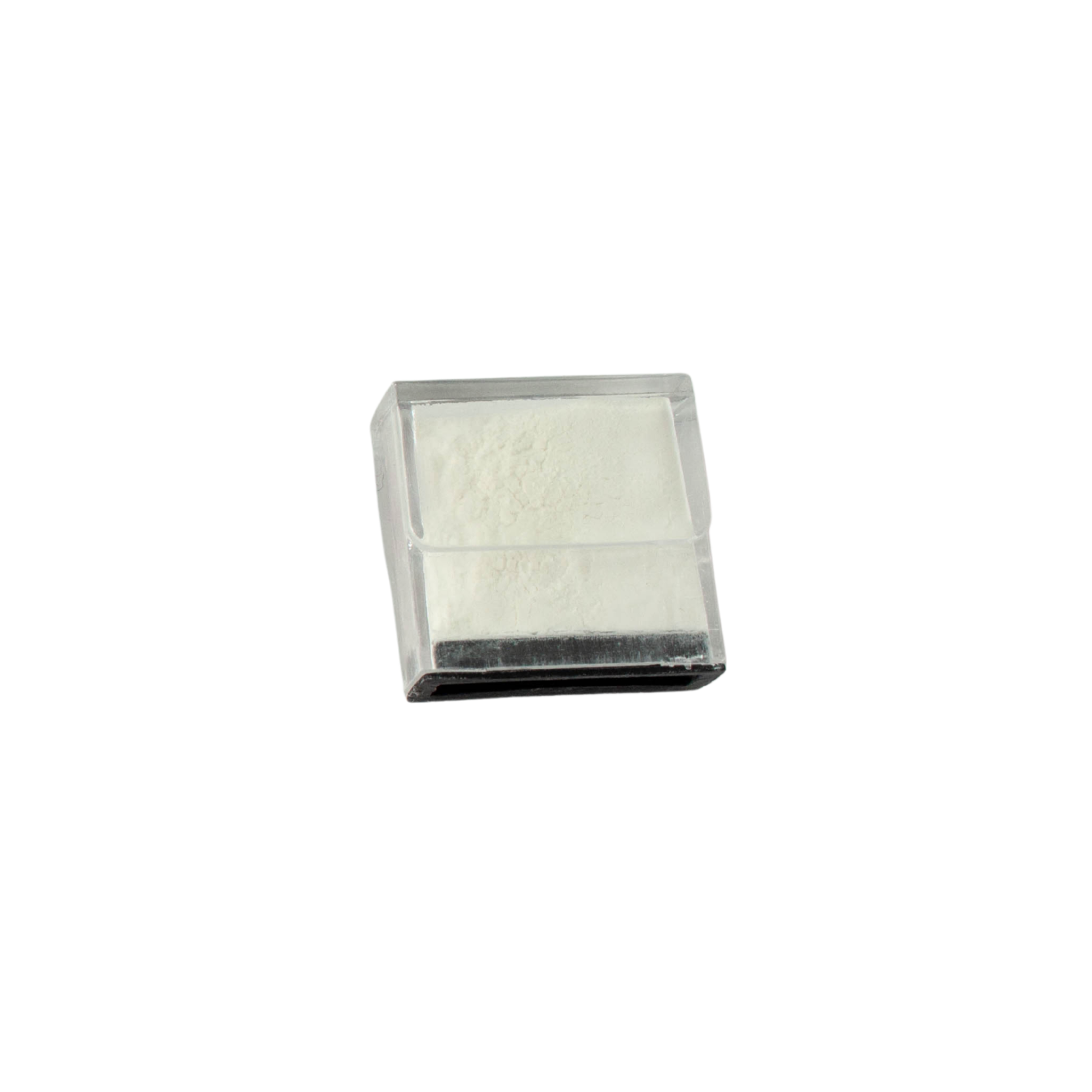 White chalk writer refills on a white background