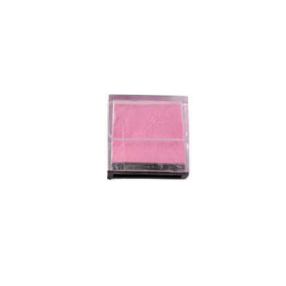 Pink chalk writer refills on a white background
