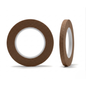 Two rolls of brown tape on a white background