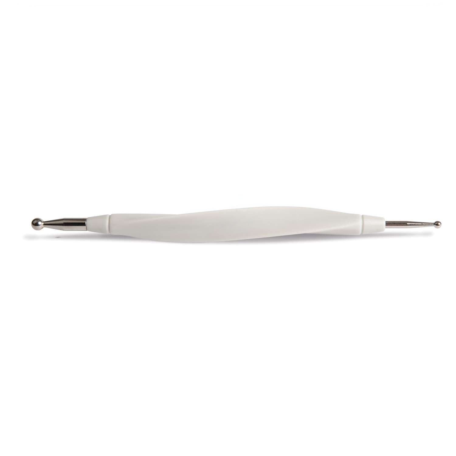 Retail blister packaging containing a set of three professional paper crafting embossing stylus tools.