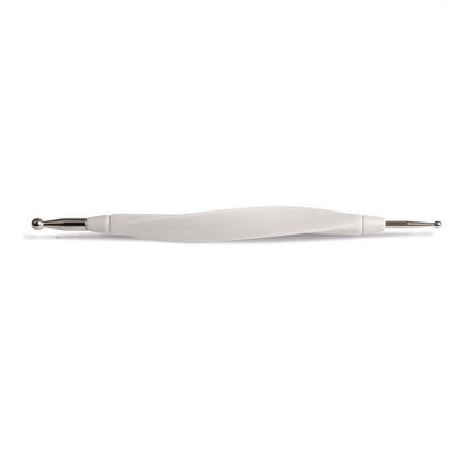 Retail blister packaging containing a set of three professional paper crafting embossing stylus tools.