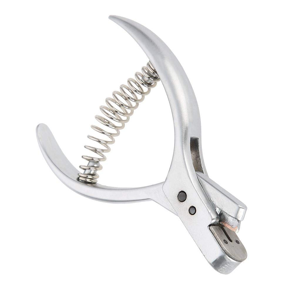 Reverse side angle view of the professional garment sloper pattern making notcher tool.