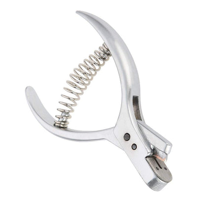 Reverse side angle view of the professional garment sloper pattern making notcher tool.