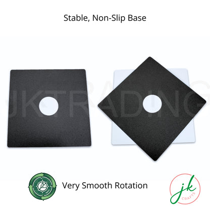 Black Non-Slip Base of 35cm Square Rotating Craft Cutting Mat