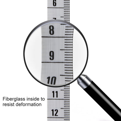 Close-up of a ruler with a magnifying glass highlighting measurements, branded 'JKT Trading'.