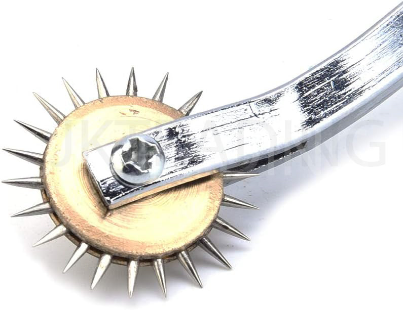 Close-up profile of a premium steel serrated gear wheel showing high-quality rivets and construction.